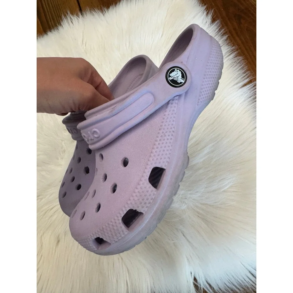 Croc purple women's size 4